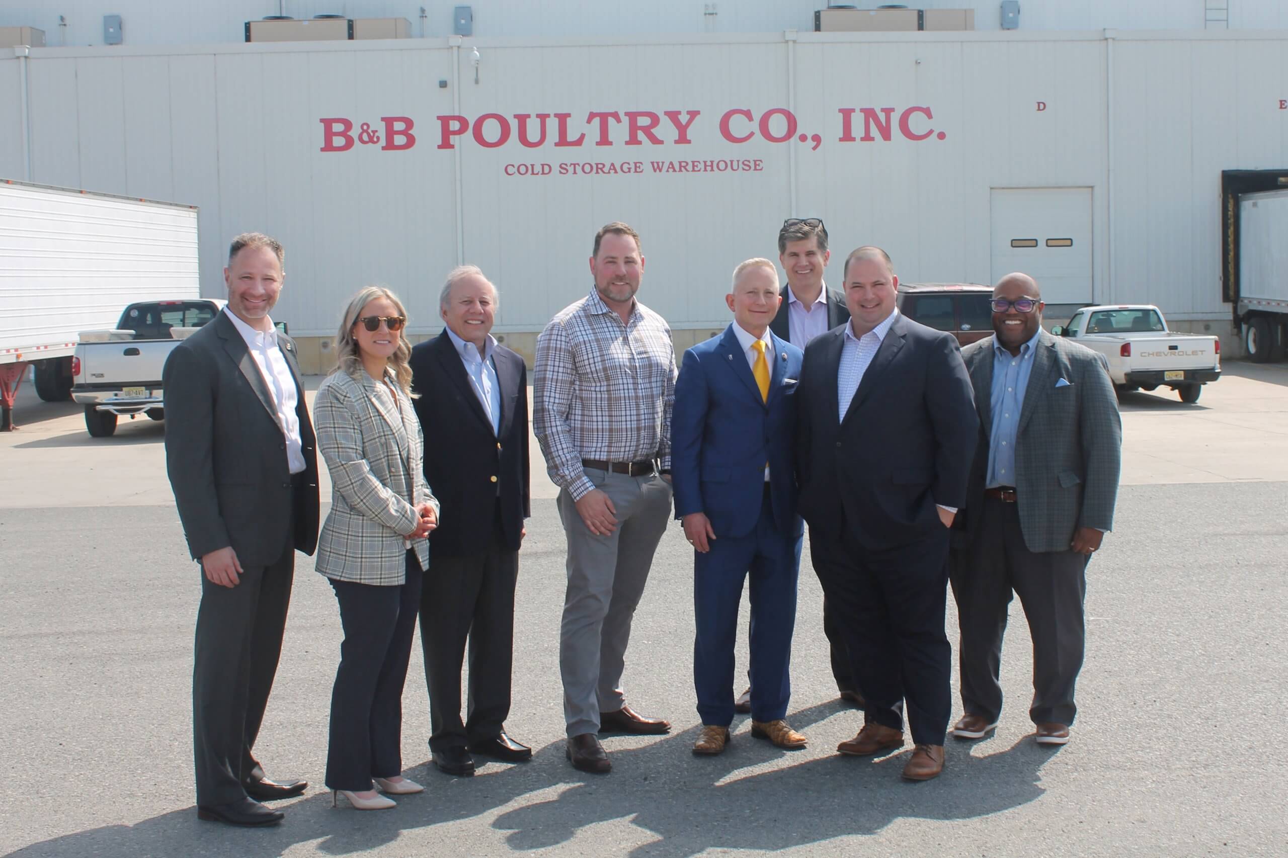 Photo the includes representatives of B&B Poultry, Century Savings Bank and the Federal Home Loan Bank of New York